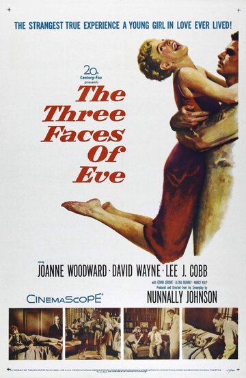 Постер фильма Три лица Евы 1957 года Постер фильма Три лица Евы 1957 года