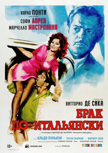 Постер фильма Брак по-итальянски 1964 года
